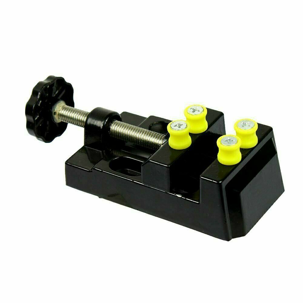 Miniature Table Bench Vise Vice with Removable Non Scratching Holders