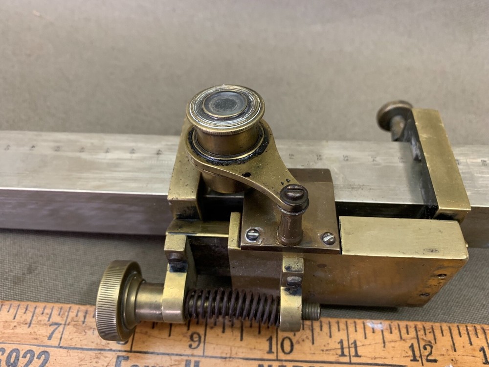 BRASS & GERMAN SILVER MEASURING DEVICE METRIC ???