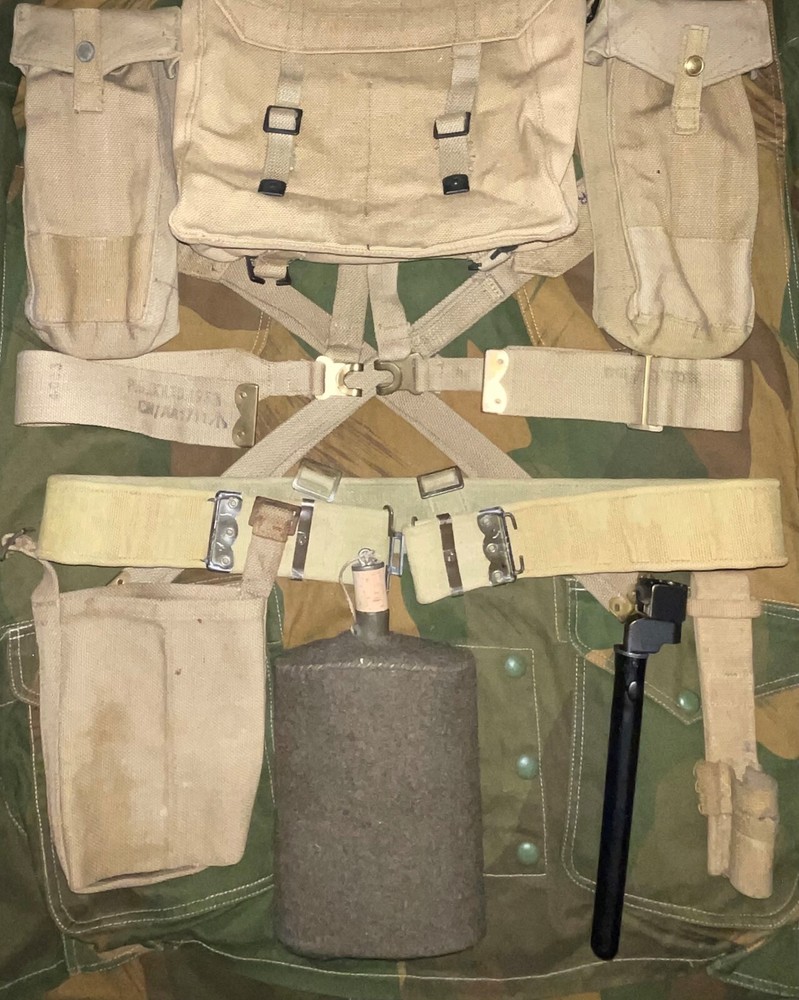 Pattern 37 British Web Gear - Infantry, NCO, Officer  WW2 - Components and Book