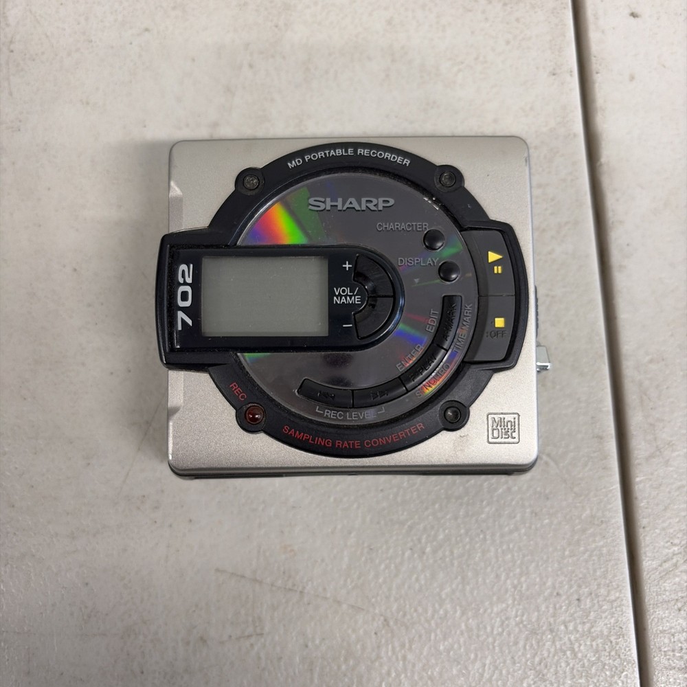 Sharp MD-MS702 Mini Disc Recorder *UNTESTED*