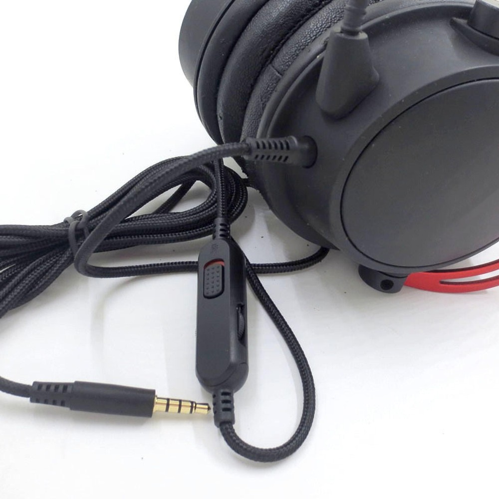 Plastic+Metal Headphone Cable Audio Cord Line for HyperX Cloud Mix Cloud Alpha e