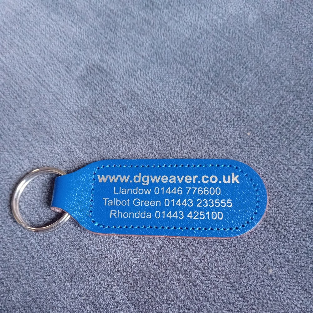 Genuine Ford DG Weaver feel the difference leather Keyring