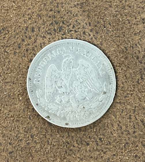 1874 Mexico 25 Centavos
