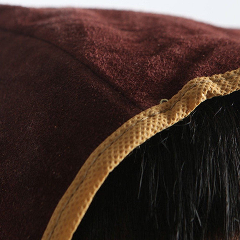 Welding Hood Cowhide Protective Caps With Neck And Shoulder Drape