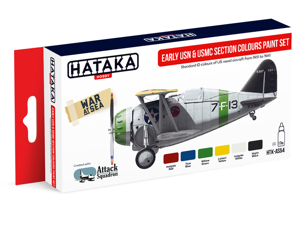 Hataka AS54 Early USN & USMC section Colours Set