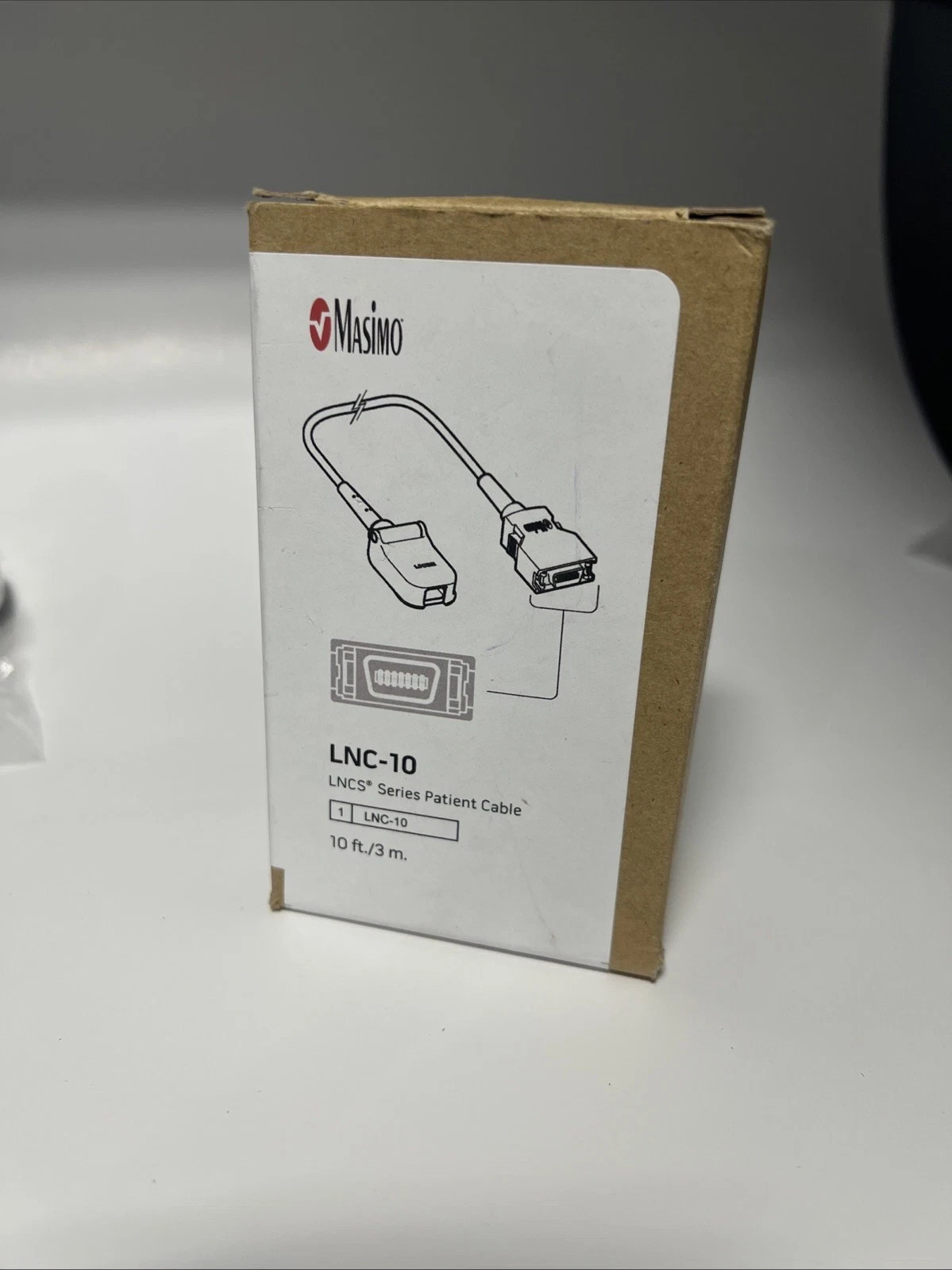 Genuine Masimo LNC-10 REF 1814, 10 ft./3 m. New in Box