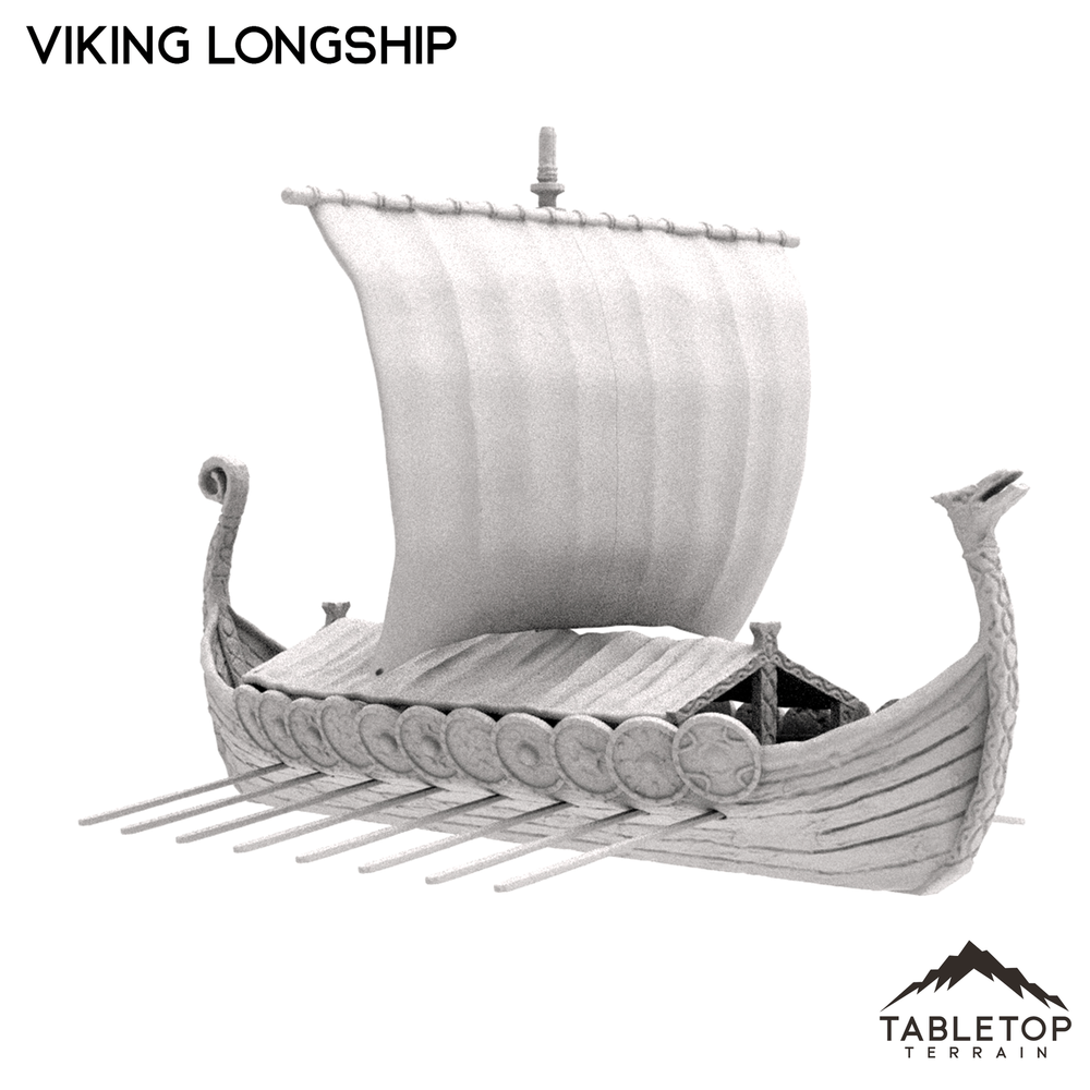 Viking Longship - Fantasy Tabletop Terrain