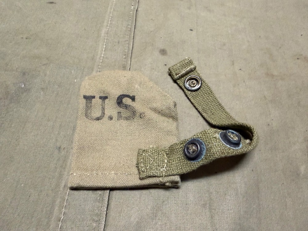 ORIGINAL WWII US ARMY 1942 M1 GARAND CARBINE RIFLE MUZZLE COVER-OD#3