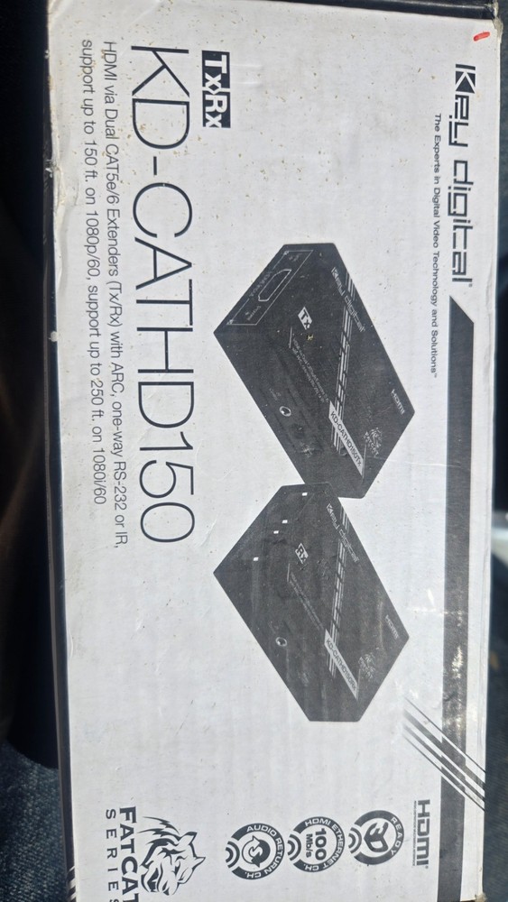 Key Digital KD-CATHD150 Tx Rx HDMI Extender