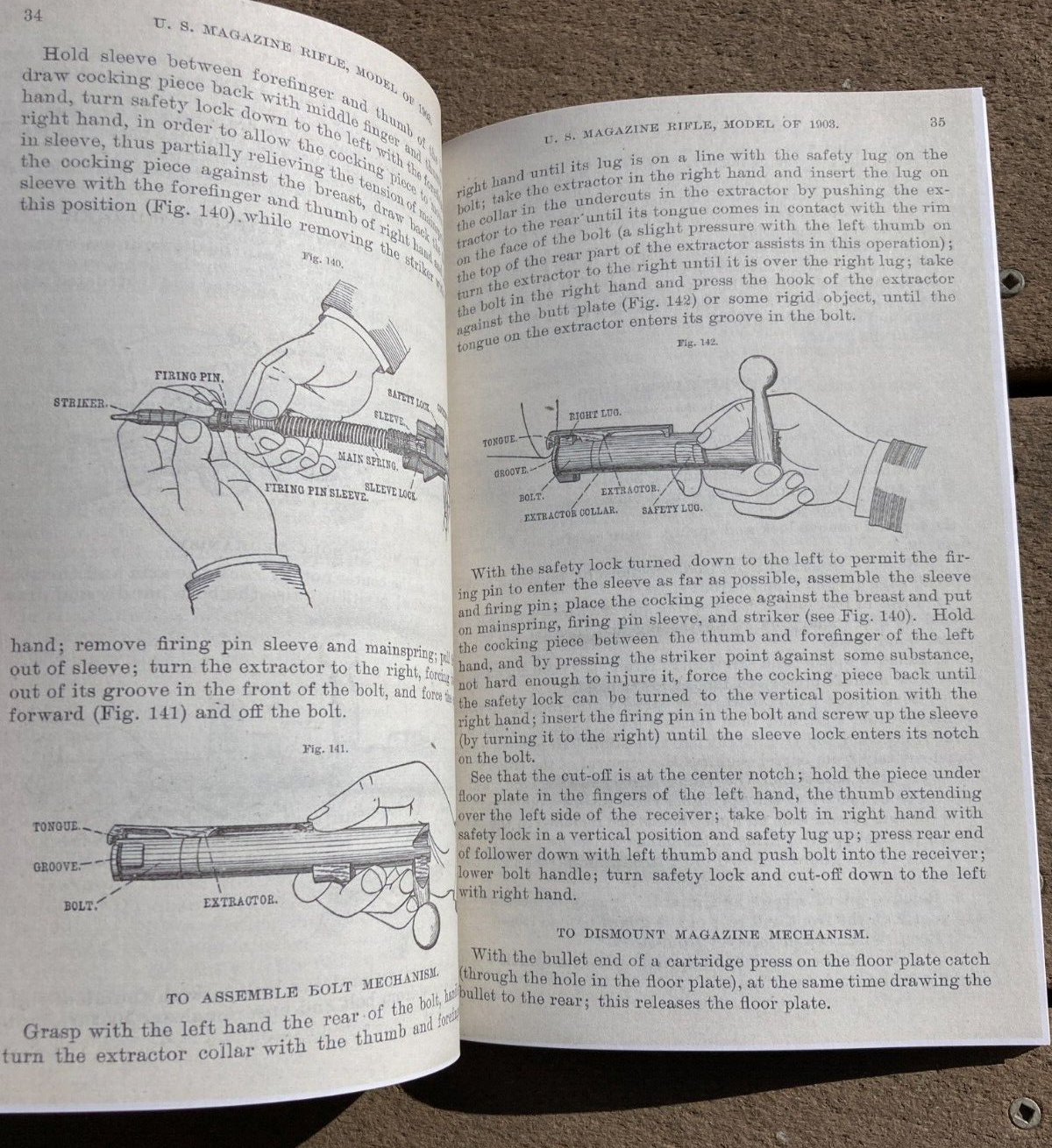 U.S. Army Magazine Rifle Model 1903 Caliber 30 Springfield M1903 Book .30-06