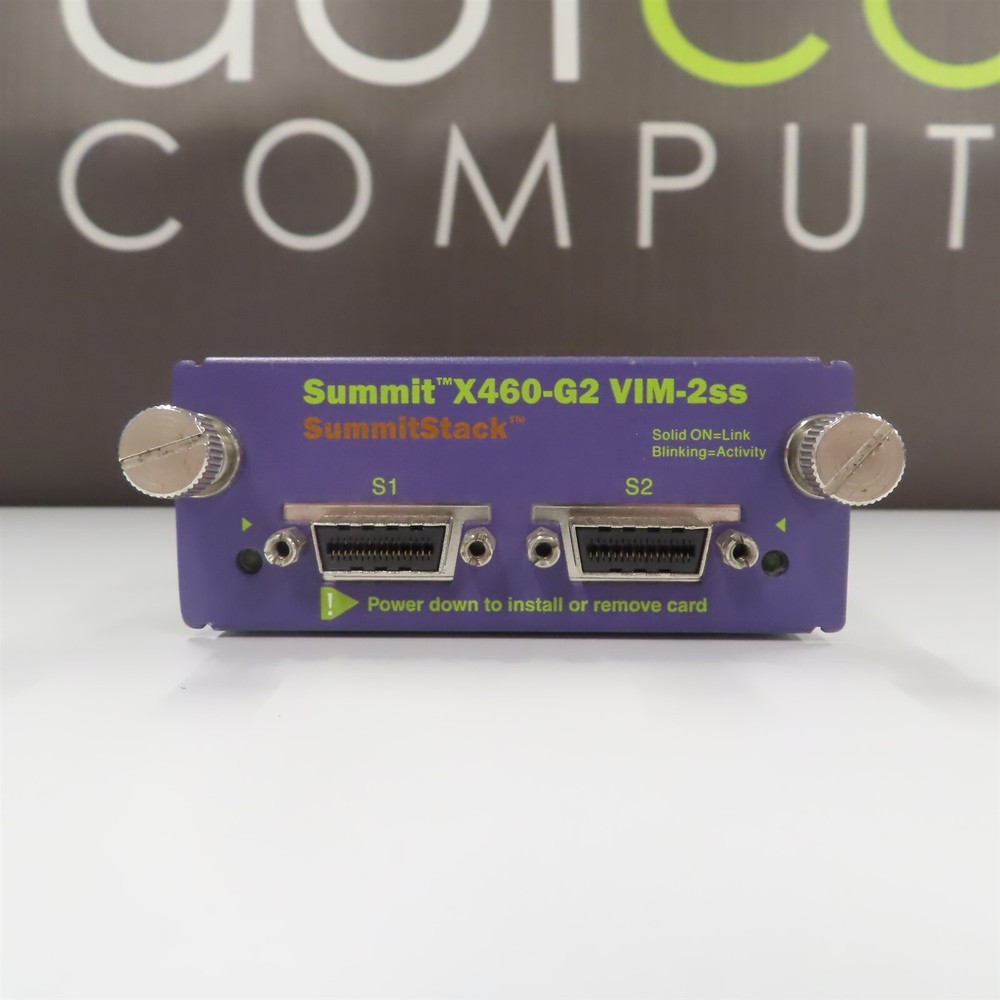 EXTREME NETWORKS X460-G2 VIM-2ss Summit-Stack -- 16713 Interface module