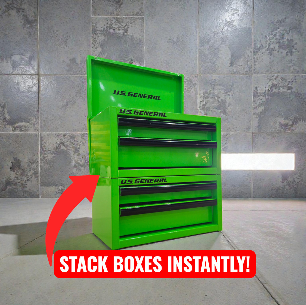 Stacking Bracket, Stack Multiple Mini Tool Boxes, US General (No Tool Box)