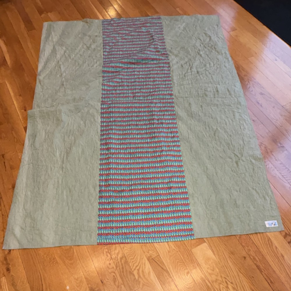 Project Linus Handmade Floral Patchwork Cotton Throw Quilt Multicolor