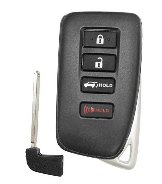 Keyless Entry Remote Smart Key 4 Button Replacement for 2016, 2017, 2018,