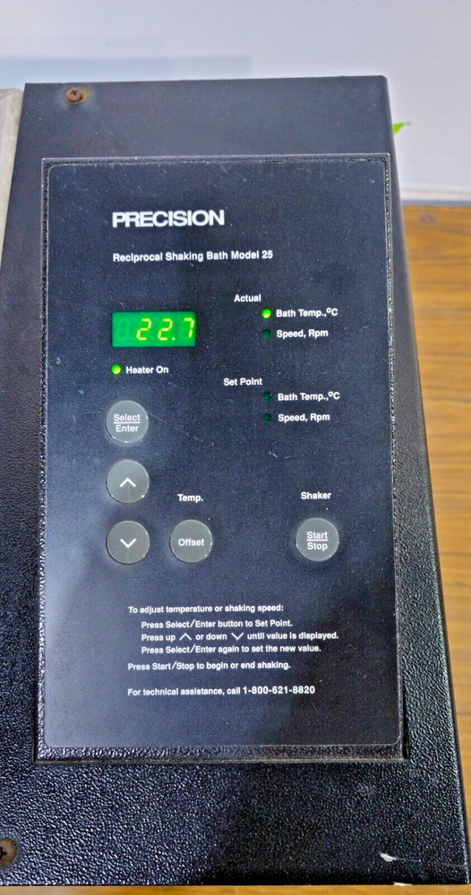 Precision Scientific Reciprocal Shaking Heated Bath Model 25