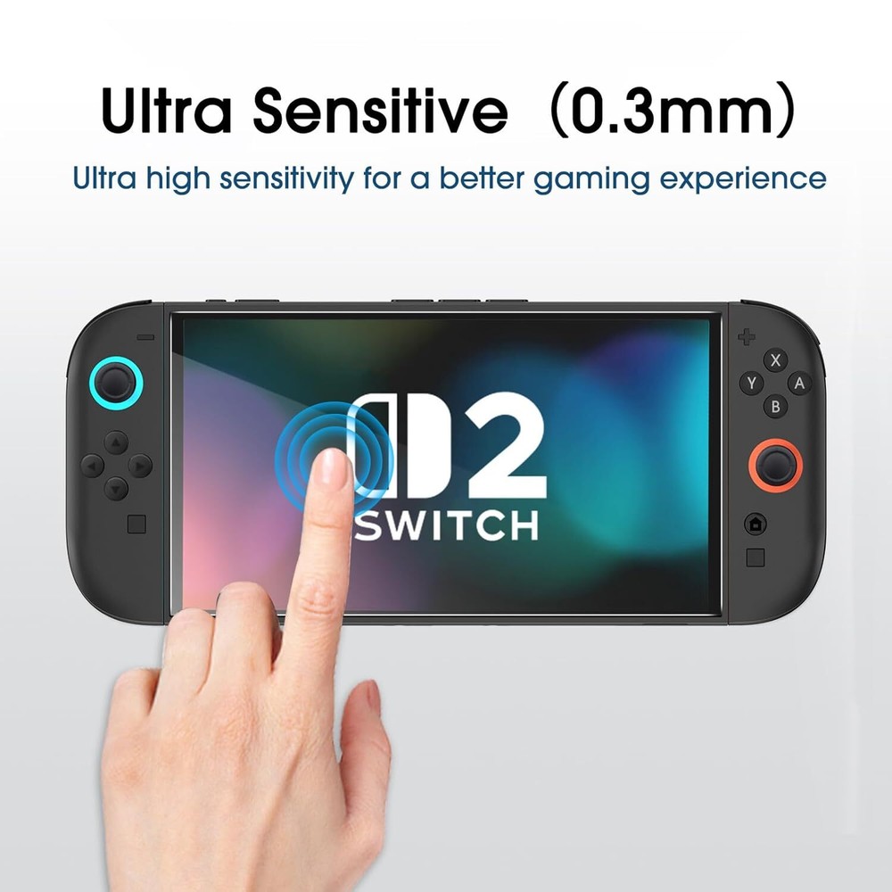 Auto-Alignment for Nintendo Switch 2 - 7.9" Screen Protector Tempered Glass 2Pk