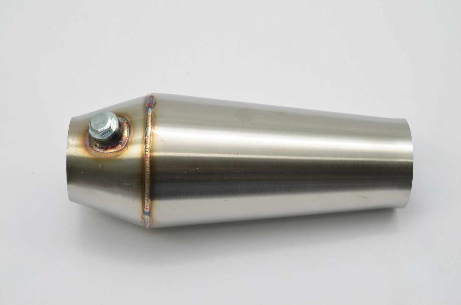 1320 Performance 3 inch megaphone Stainless Reverse Cone collector & o2 bung V1