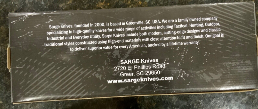 Sarge Knives Soft Roll Camo Game Kit