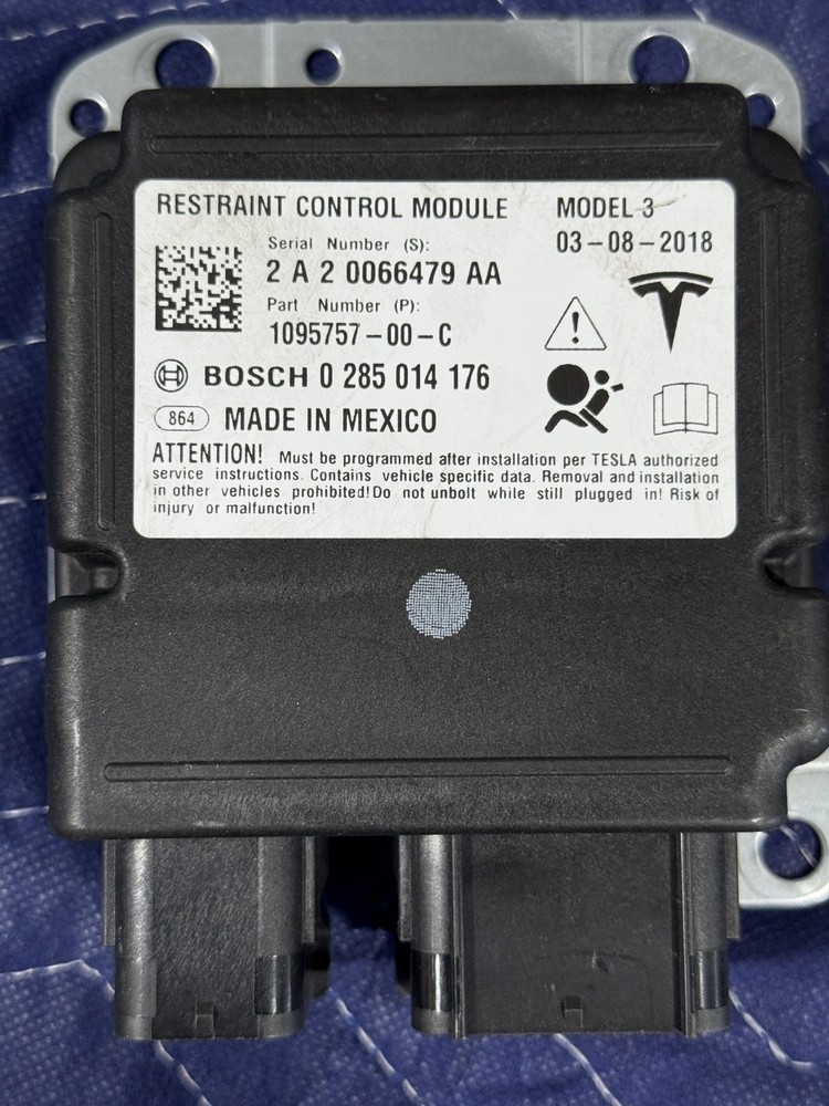 ✅ 2017-2023 OEM Tesla Model 3 Safety Restraint Computer Control Module