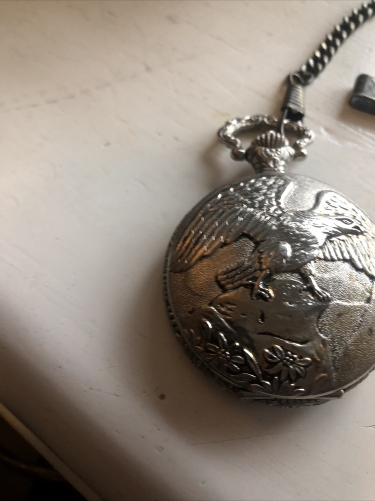 Milan American Eagle Pocket Watch