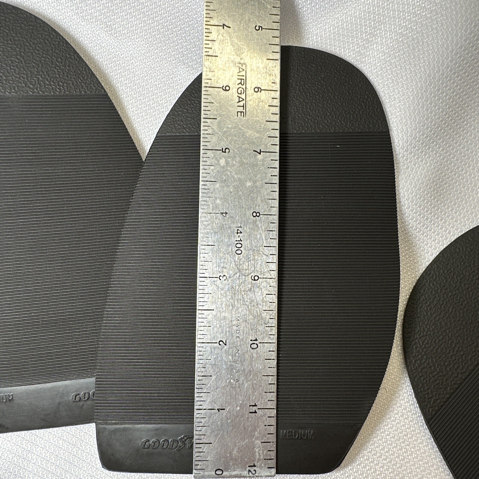 GoodYear Rubber Protective Half Soles Taps - Shoe Repair 2 Pairs