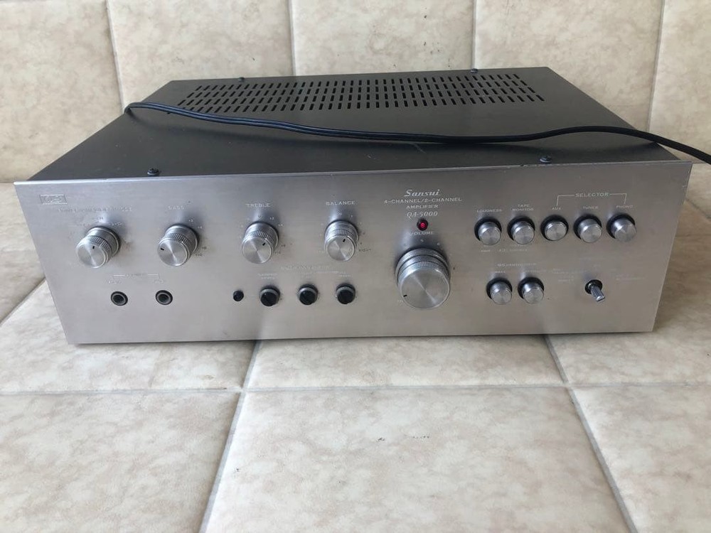 Sansui QA-5000 Amplifier Used Japan Genuine