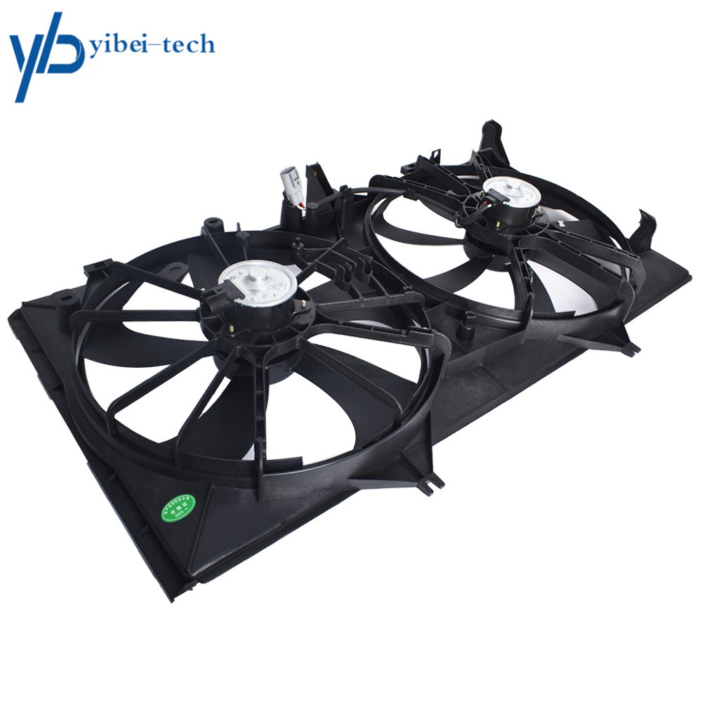 AC Dual Condenser Radiator Cooling Engine Fan For 2012-2017 Toyota Camry 2.5L L4