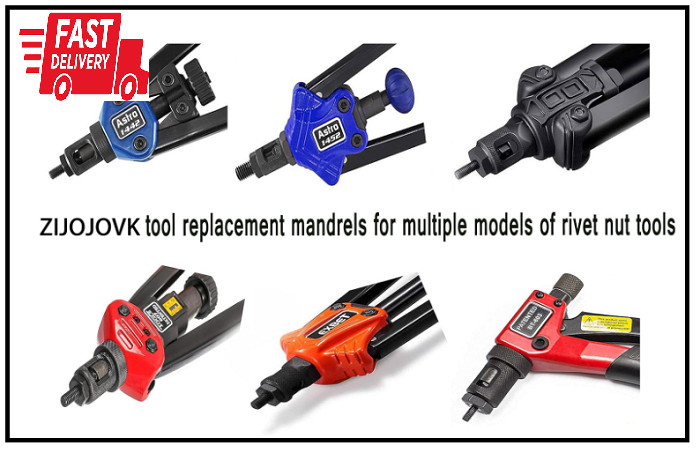 3/8-16 Rivet Nut Tool Tip, Replacement Mandrel