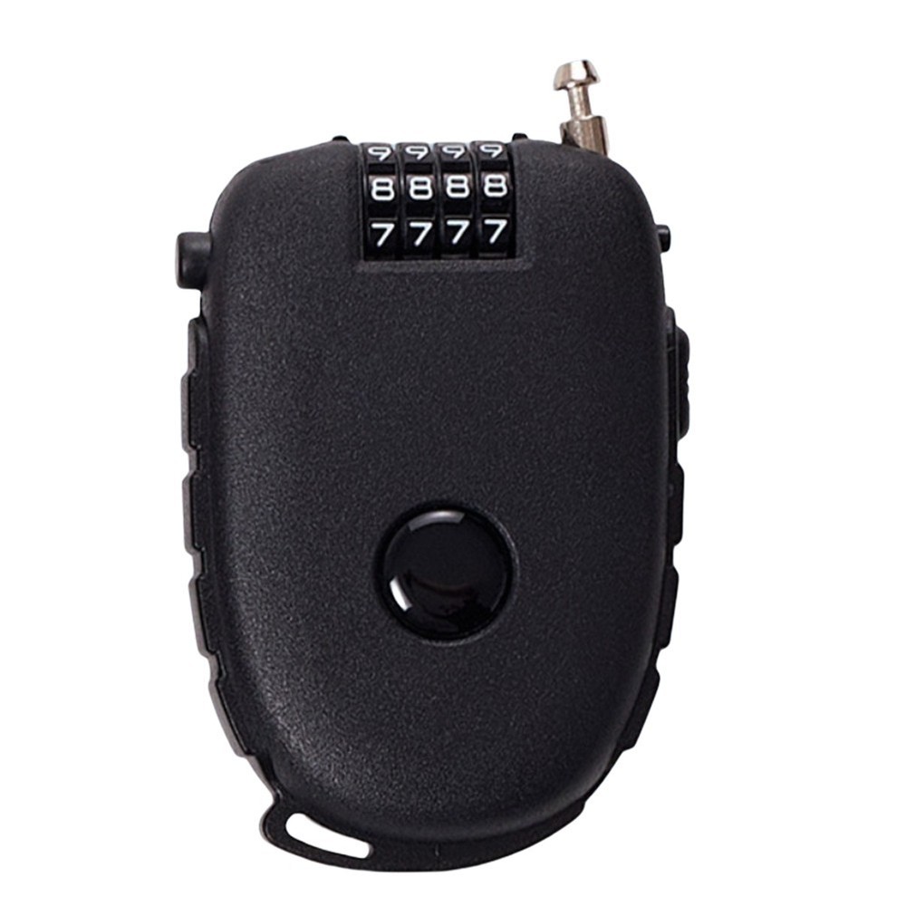 Compact Motorcycle Helmet Lock with 4 Digit Code for and Helmet Safety