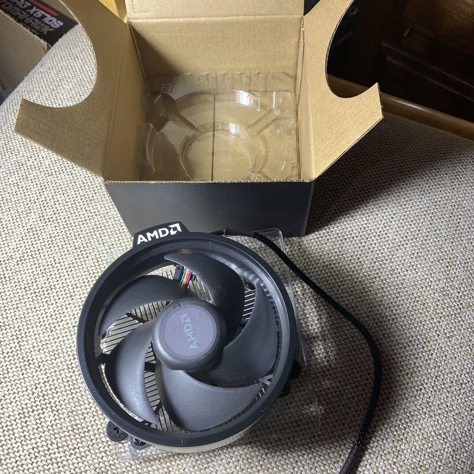 (New) Original AMD Wraith Stealth Stock CPU Cooler Socket AM4 AM5