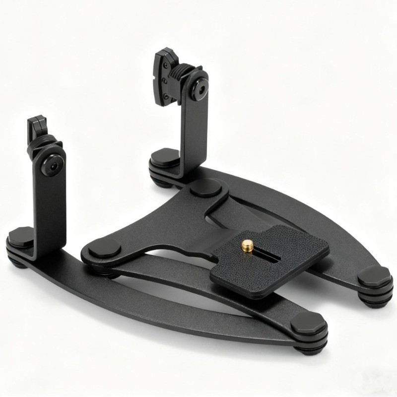 Adjustable Double Head Flash Bracket for MF12-DK1 Flash Light Insect DSLR Camera