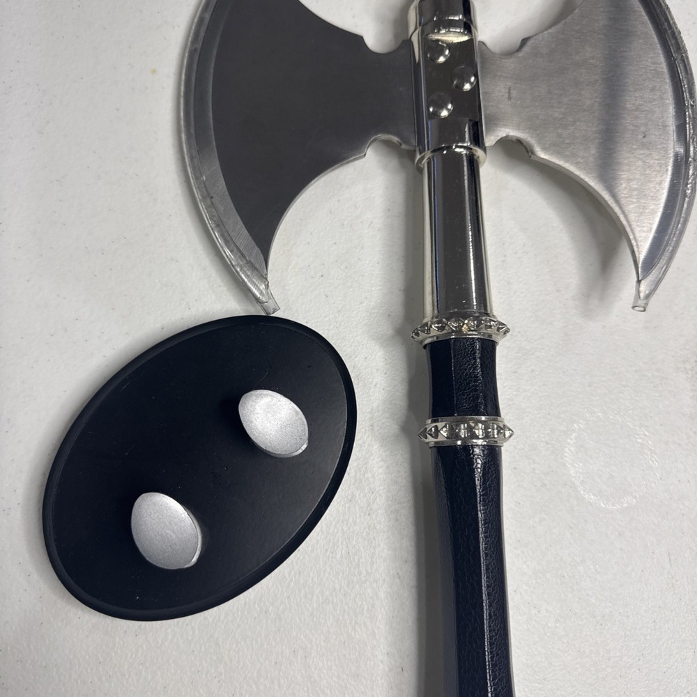21" Double Blade Medieval Fantasy Fighting Axe with Plaque