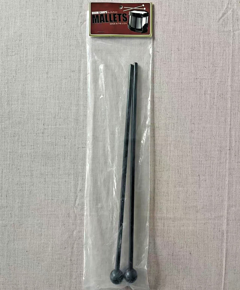 Drum Corps by Duplex Percussion Mallets 3226 - Solid Black - USA Made