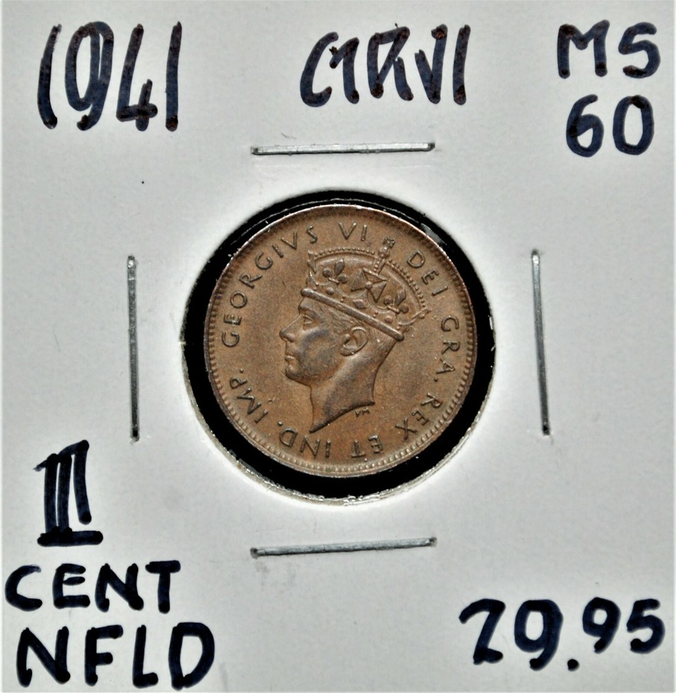 1941 Newfoundland One Cent