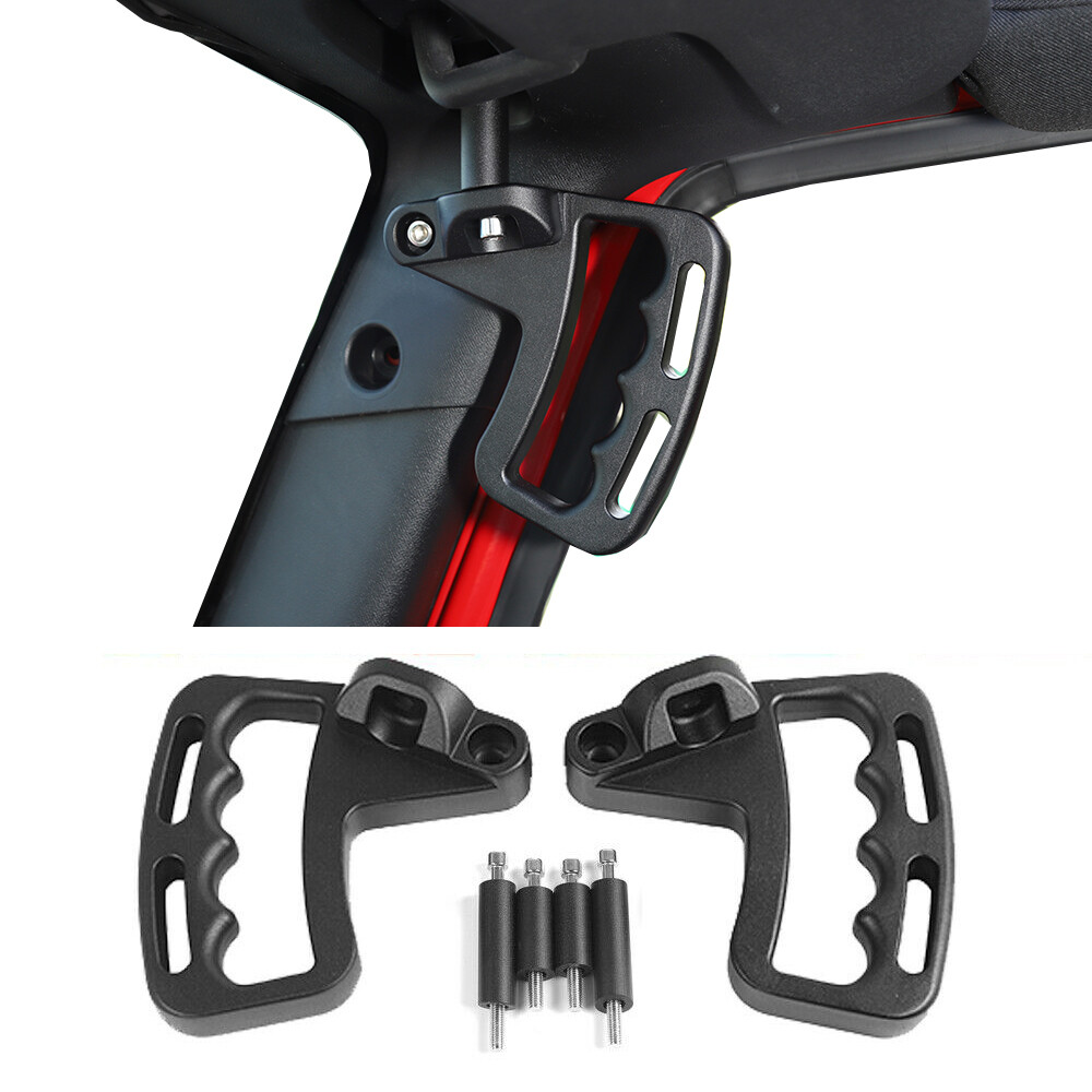 Aluminum Front Grab Grip Handle Bar Handles for Jeep Wrangler JK JKU 2007-2017