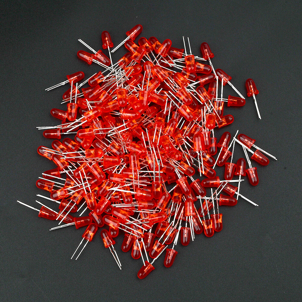 1000pcs 5MM LED Round Diode Assorted Kit 5 colors DIY Light Emitting Diodes Set