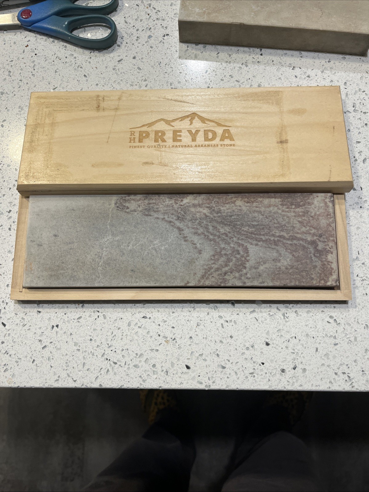 RH Preyda 10” X 3” Soft Arkansas Stone Custom