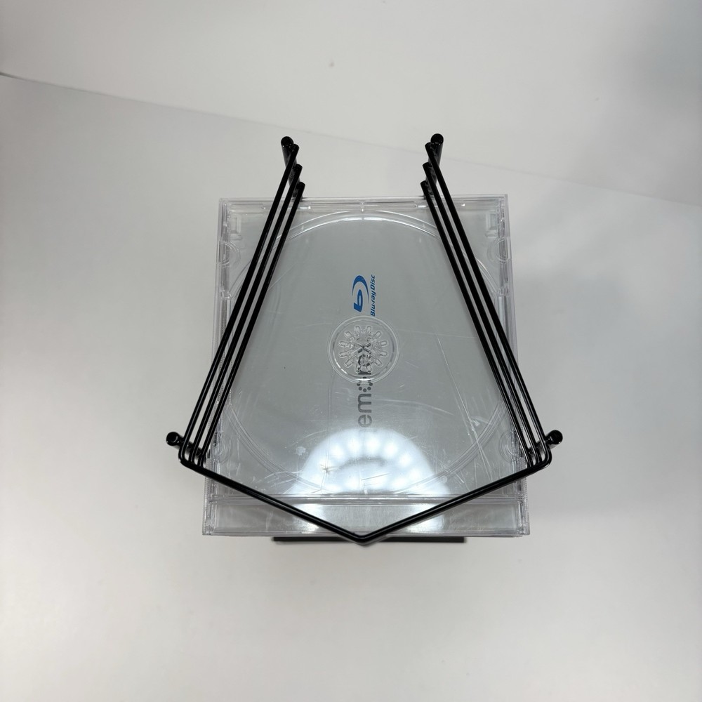 Black Wire CD Rack Holds Up To 20 Cd