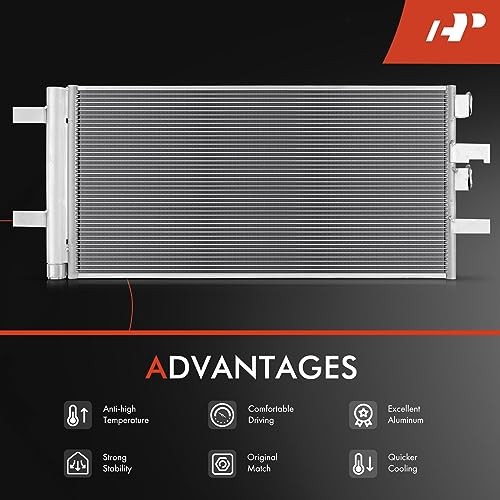 A/C Condenser Replace# 4762 - Compatible with Mini Cooper 2014-2021, Cooper