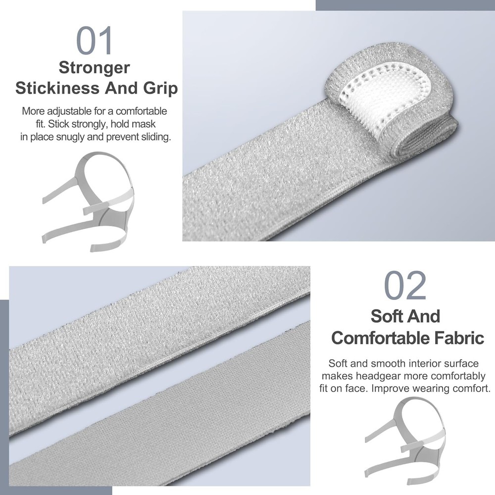F30 Replacement Strap Pack - Includes 2PCS & 4PCS Clips for Comfort