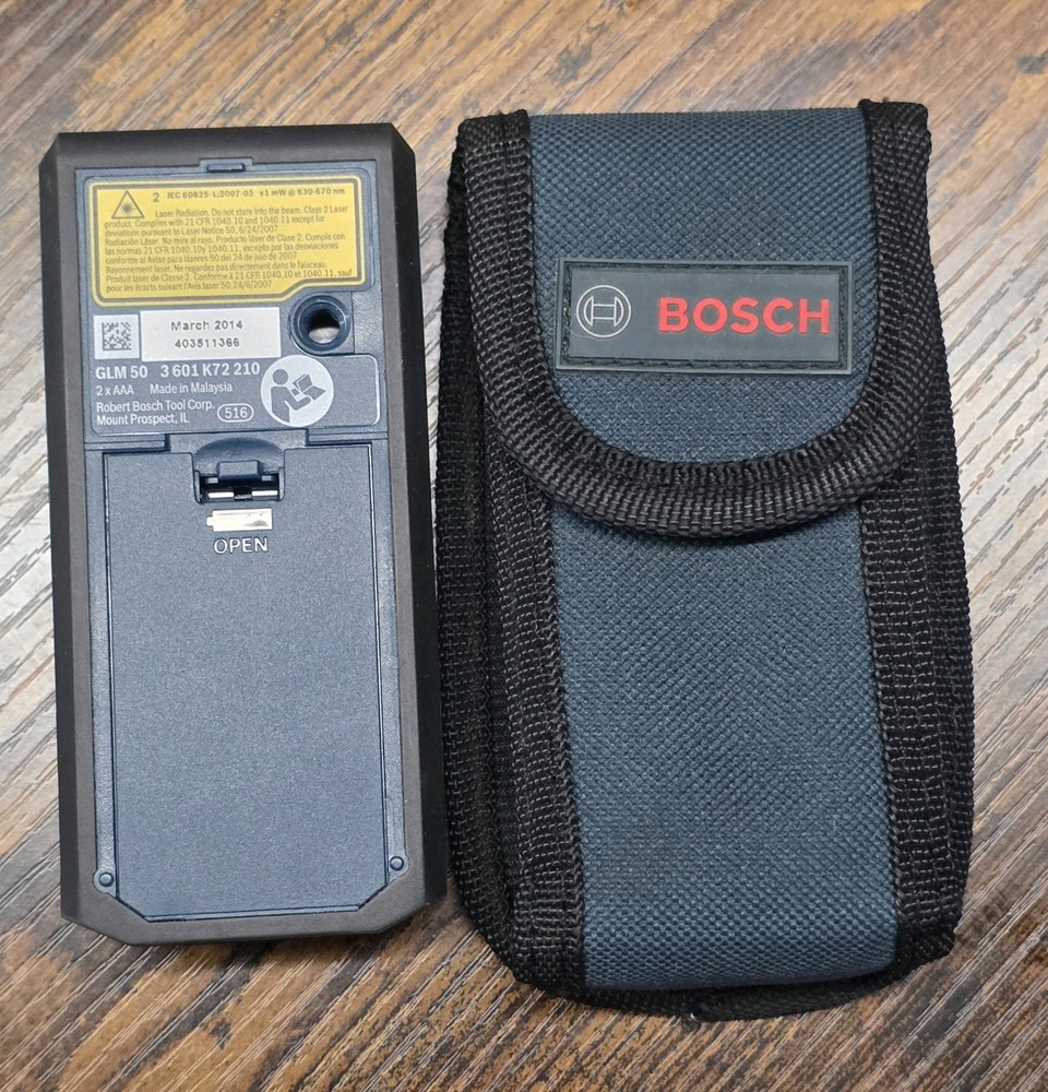 Robert Bosch GLM 50 Rangefinder With Carrying Case