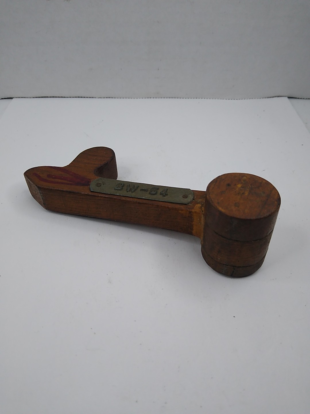 Vintage Wooden Wood Foundry Industrial Mold R.J. Reynolds Steampunk Art