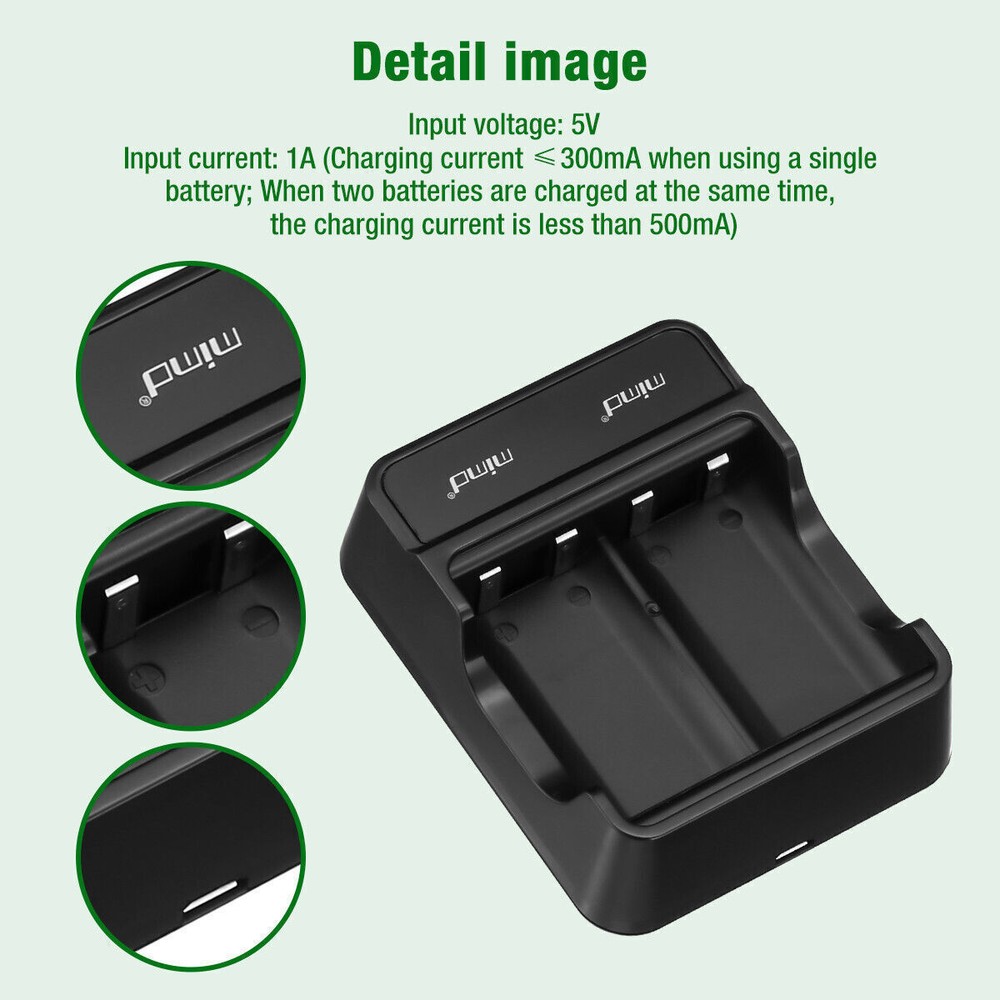 2Pcs Xbox Series X/S Xbox One Rechargeable Controller Battery Pack For Microsoft