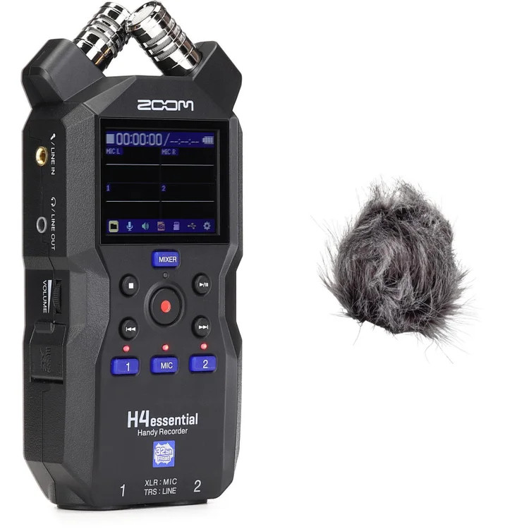 Zoom H4essential Portable Recorder with Windscreen