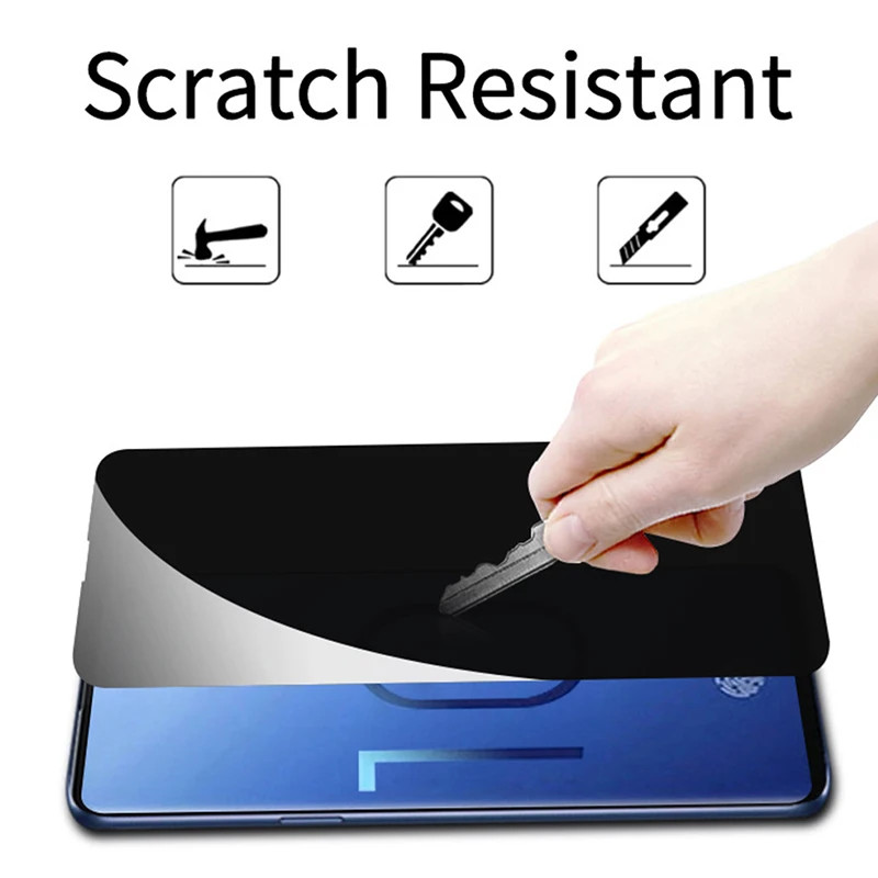 2X Privacy Tempered Glass Screen Protector For Galaxy S23 S24 S25 FE Ultra Edge