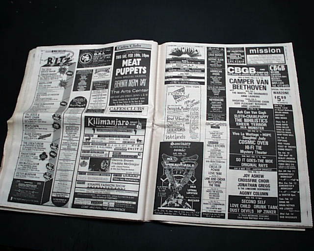 ACE FREHLEY Spaceman Lead Guitarist of KISS Ritz Solo Concert 1990 Advertisement