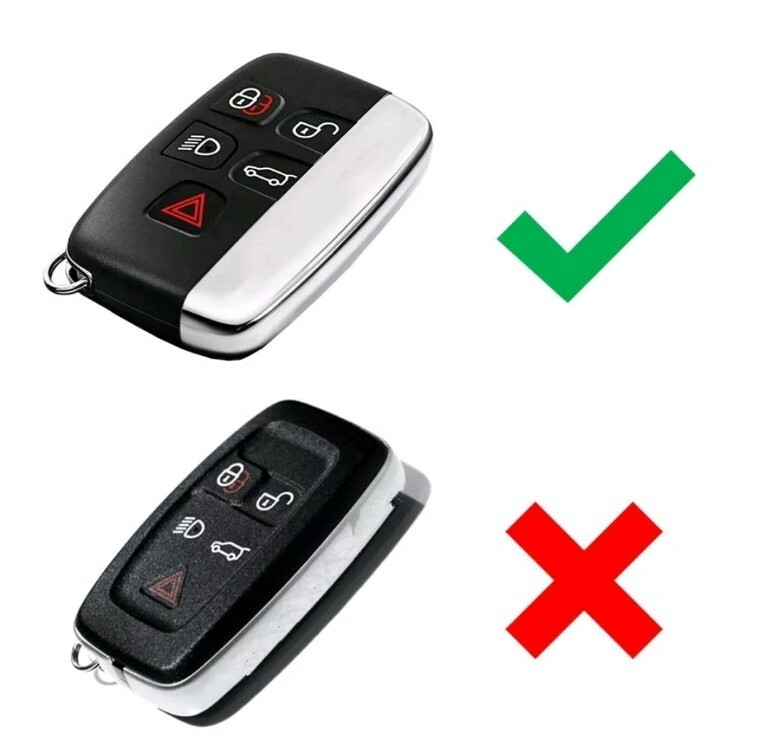 Black Protective Key Cover Case Accessory for Range Rover Evoque Discovery Keys
