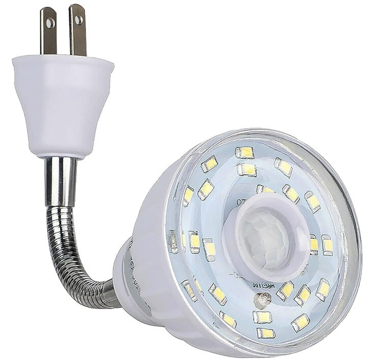 Super Bright LED Motion Sensor Lighting For Kitchen Bathroom Garage Outlet Plug