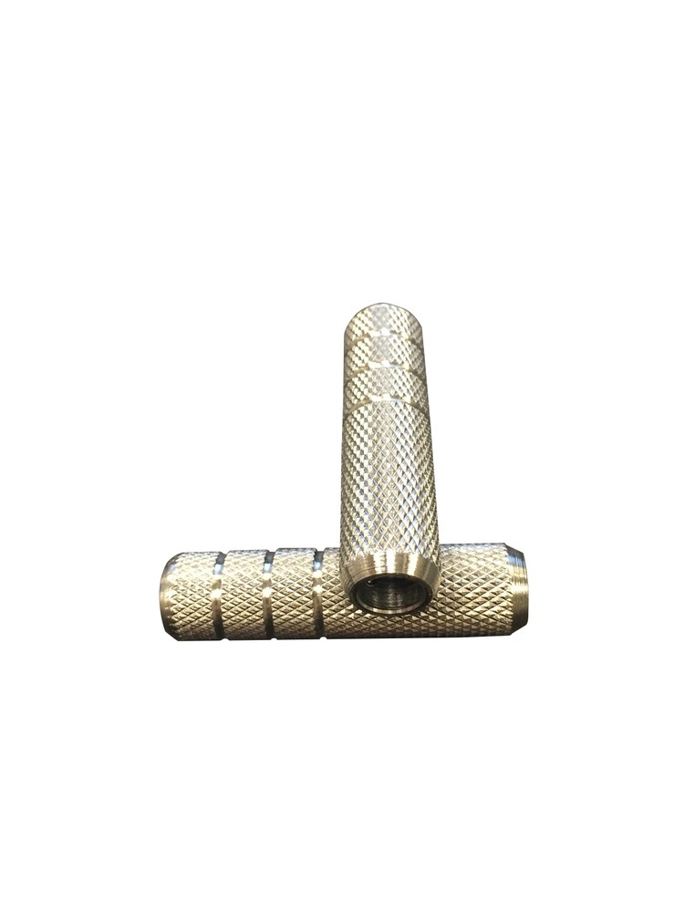 Tattoo Knurled Grips SS  1/2"