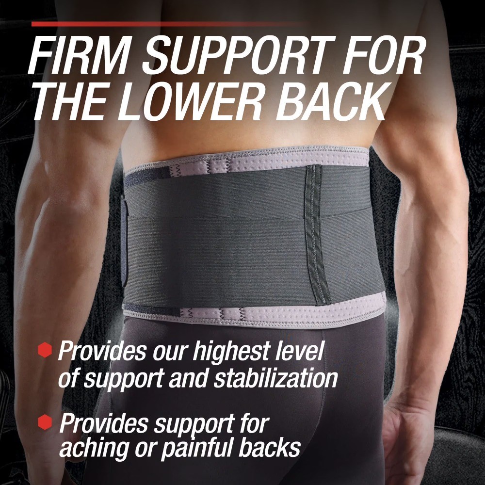Back Stabilizer, Adjustable Brace, Black, 1 Brace